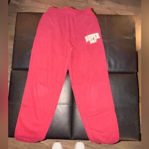 Superdry women Bold Red Joggers